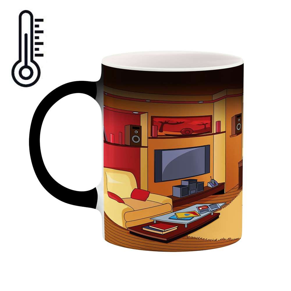 ماگ حرارتی طرح خانه مدل mgh02335