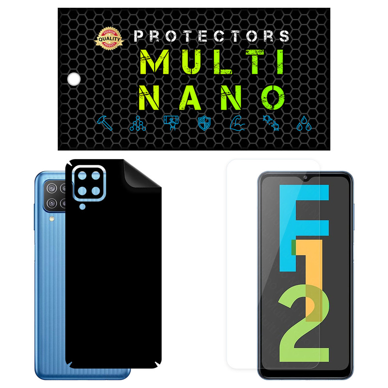 محافظ صفحه نمایش مولتی نانو مدل X-SFM مناسب برای گوشی موبایل سامسونگ Galaxy F12 به همراه برچسب پوششی | کالا برتری