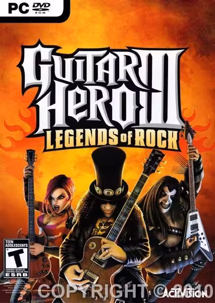 بازی کامپیوتر guitar hero 3