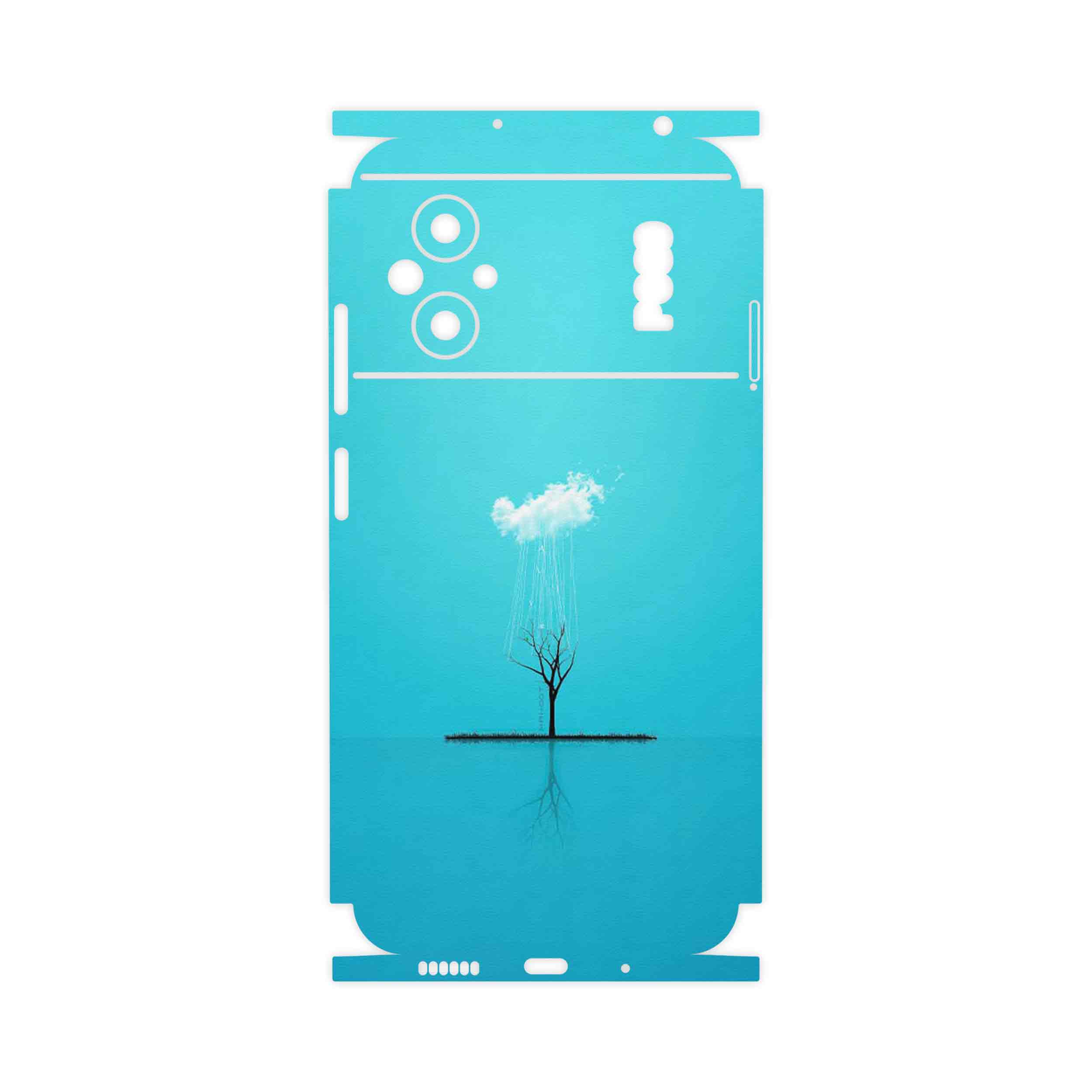 برچسب پوششی ماهوت مدل Minimal Tree-FullSkin مناسب برای گوشی موبایل شیائومی Poco M5