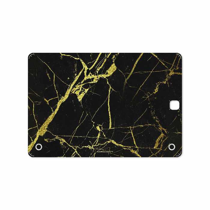 برچسب پوششی ماهوت مدل Graphite-Gold-Marble مناسب برای تبلت سامسونگ Galaxy Tab A 9.7 2015 T555