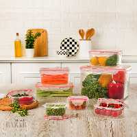 ست کامل ظروف نگهداری غذا 16پارچه لیمون کد 7923
