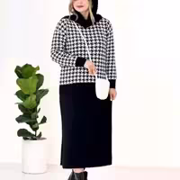 بلوز و دامن بافت اقاقیا
