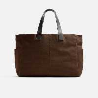کیف مردانه زارا FABRIC AND LEATHER SHOPPER BAG | تهران زارا TehranZara