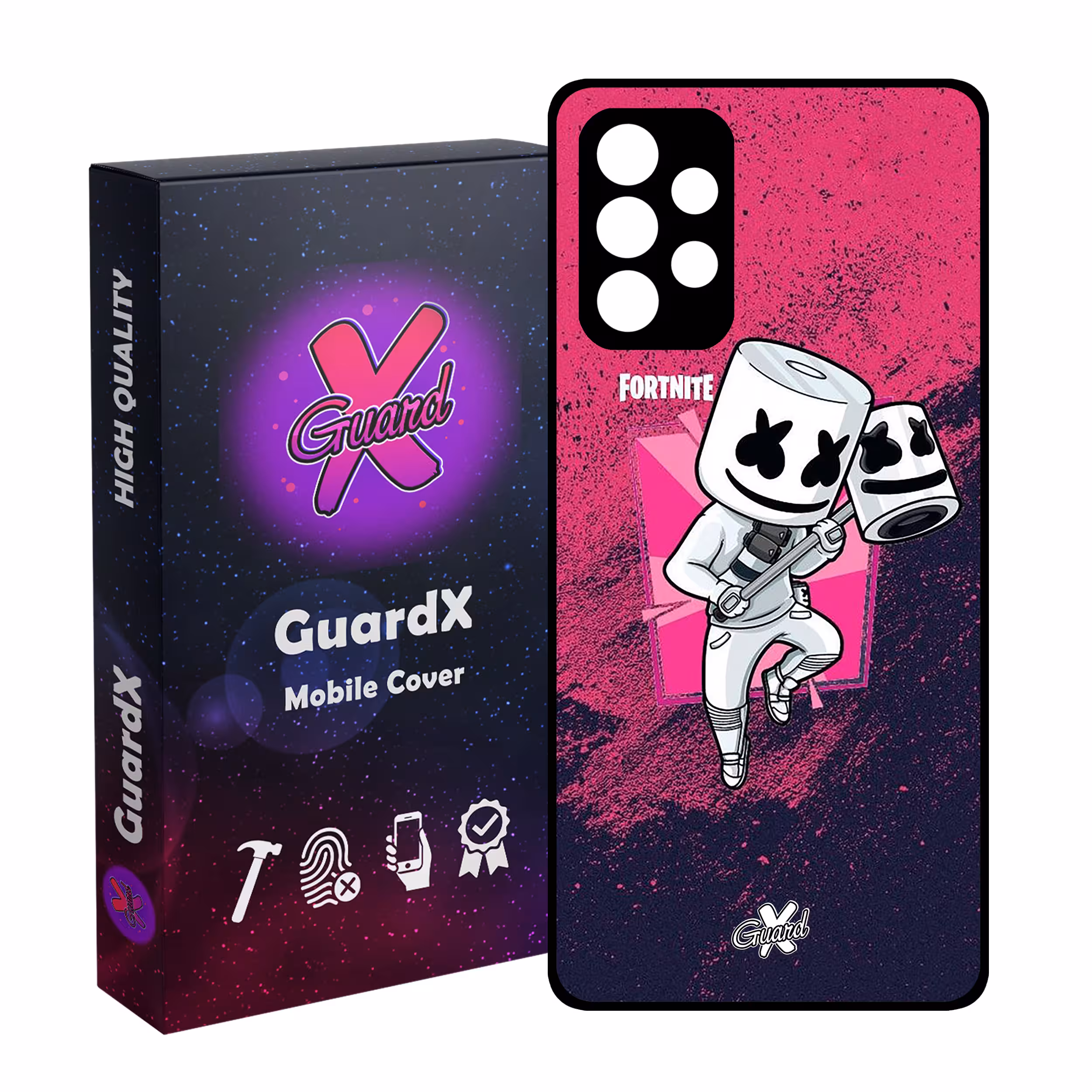 کاور گارد ایکس طرح Fortnite مدل Glass10031 مناسب برای گوشی موبایل سامسونگ Galaxy A53