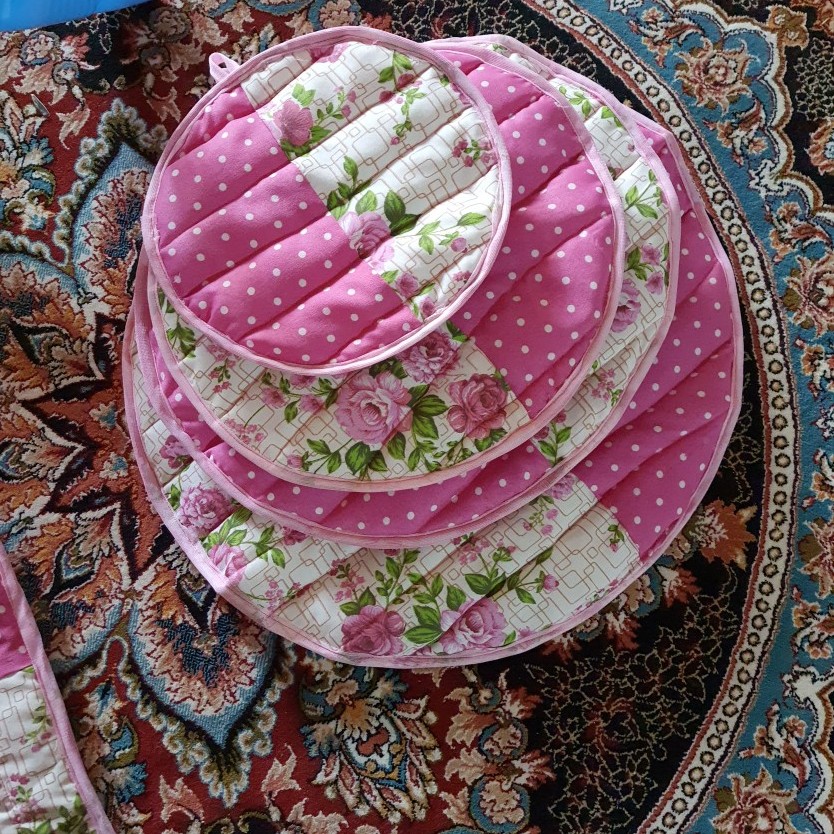 دم کنی 4تیکه با پشم شیشه مرغوب و پارچه نخی کتان 