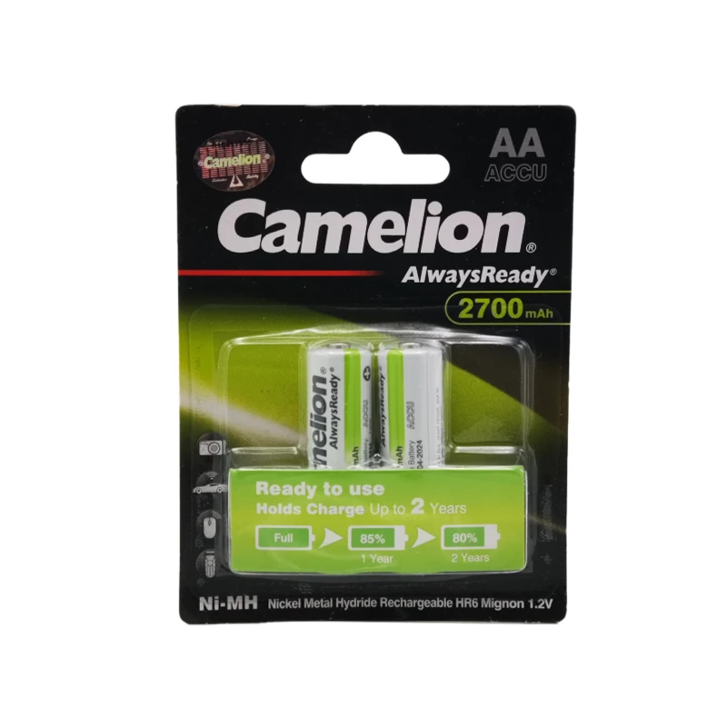 باتری قلمی شارژی کملیون مدل AlwaysReady ظرفیت 2700 میلی آمپر