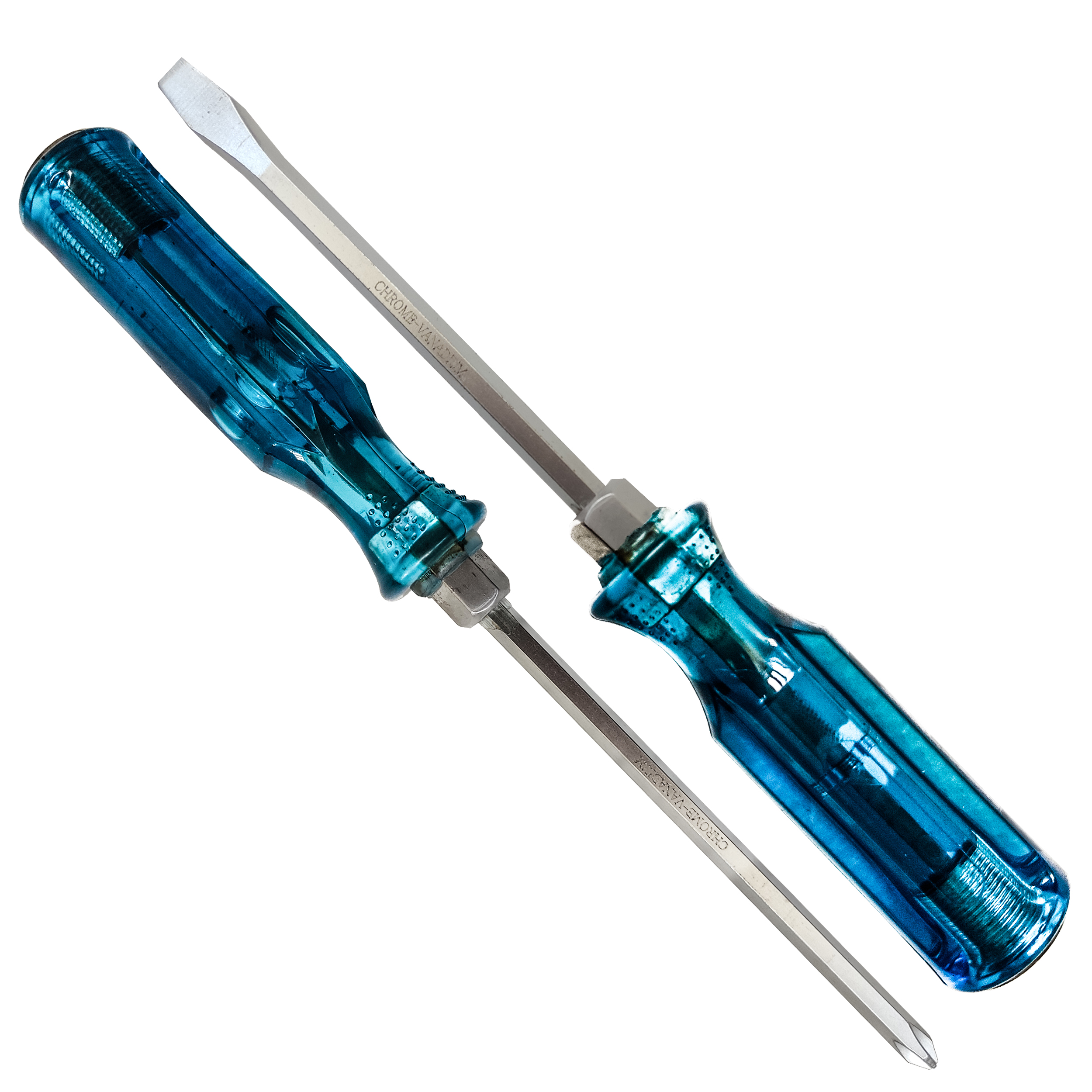 پیچ گوشتی ضربه خور دو سو و چهار سو مدل TRSD - 203 مجموعه دو عددی