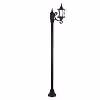 چراغ حیاطی ایستاده تک شاخه با طول 2.6 متر شفق مدل تینا کد 3615