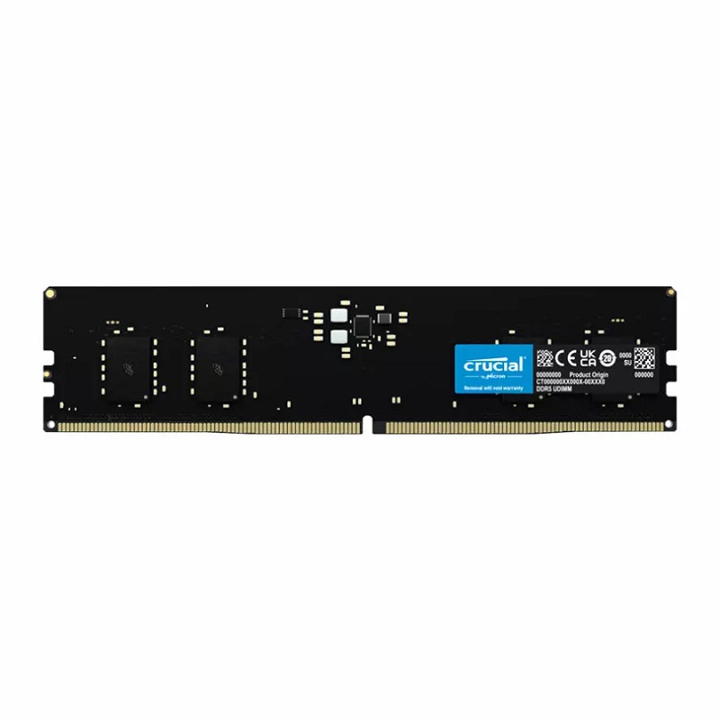 رم دسکتاپ CRUCIAL تک کاناله مدل 16GB DDR5 5600 UDIMM CL40