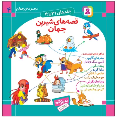 کتاب قصه های شیرین جهان اثر شاگا هیراتا انتشارات قدیانی