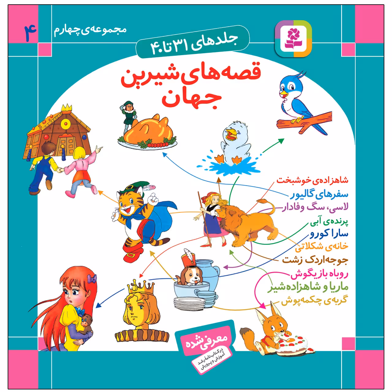 کتاب قصه های شیرین جهان اثر شاگا هیراتا انتشارات قدیانی