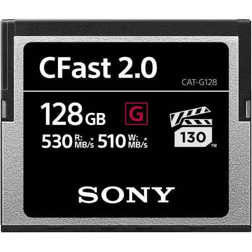 کارت حافظه سونی Sony 128GB CFast 2.0 G Series 3500X 530mb خرید | قیمت - اگزیف