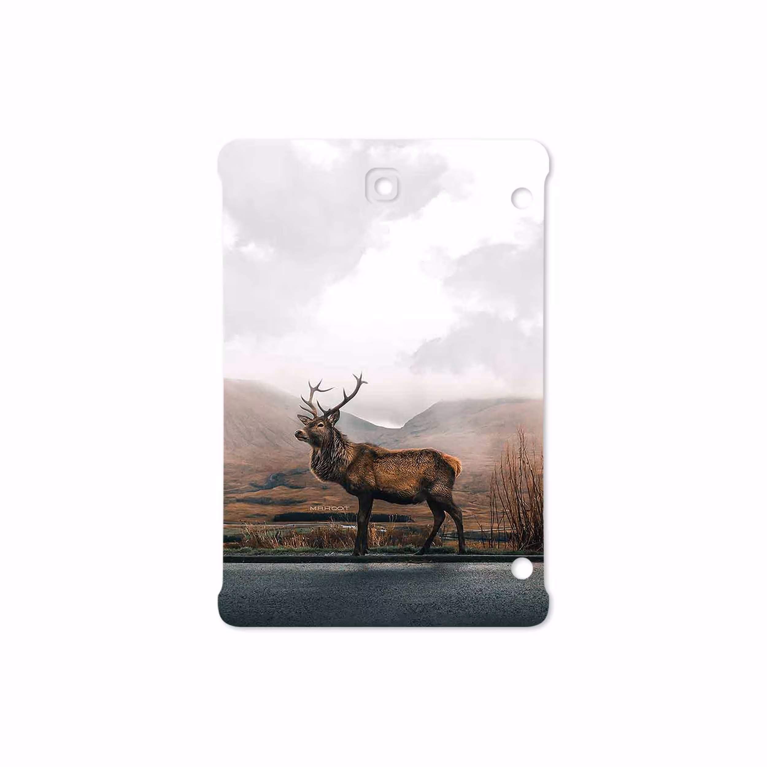 برچسب پوششی ماهوت مدل Horned Deer مناسب برای تبلت سامسونگ Galaxy Tab S2 8.0 2015 T715