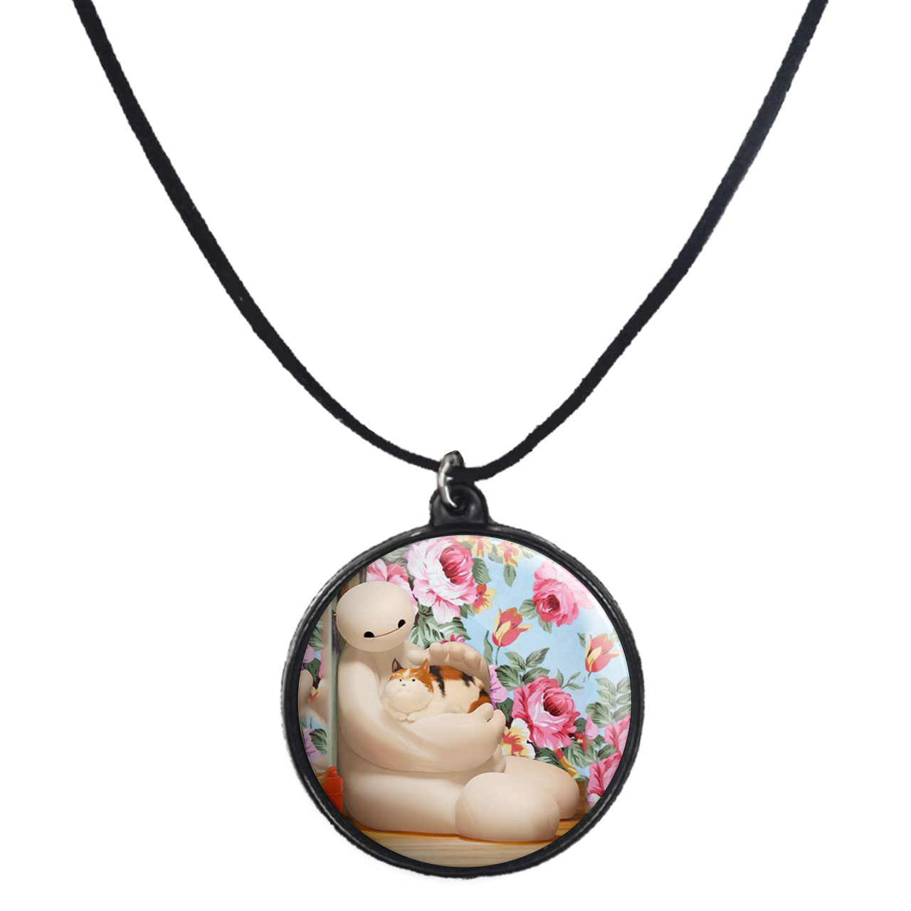 گردنبند پرمانه طرح big hero کد pmb.26091 مدل دو طرفه