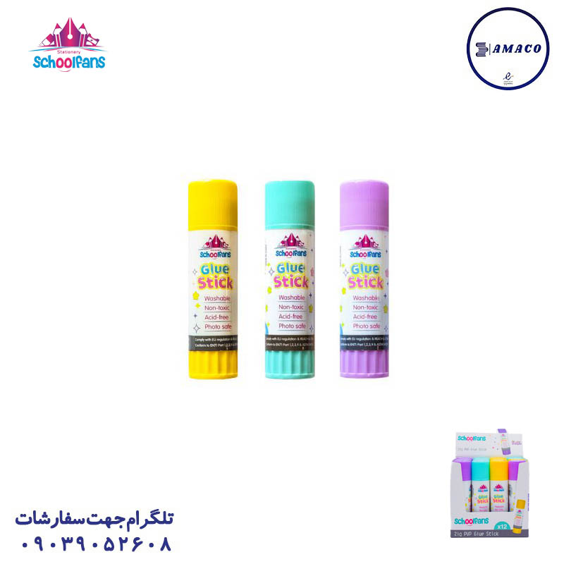 چسب ماتیکی 21 گرم 92702 اسکول فنس