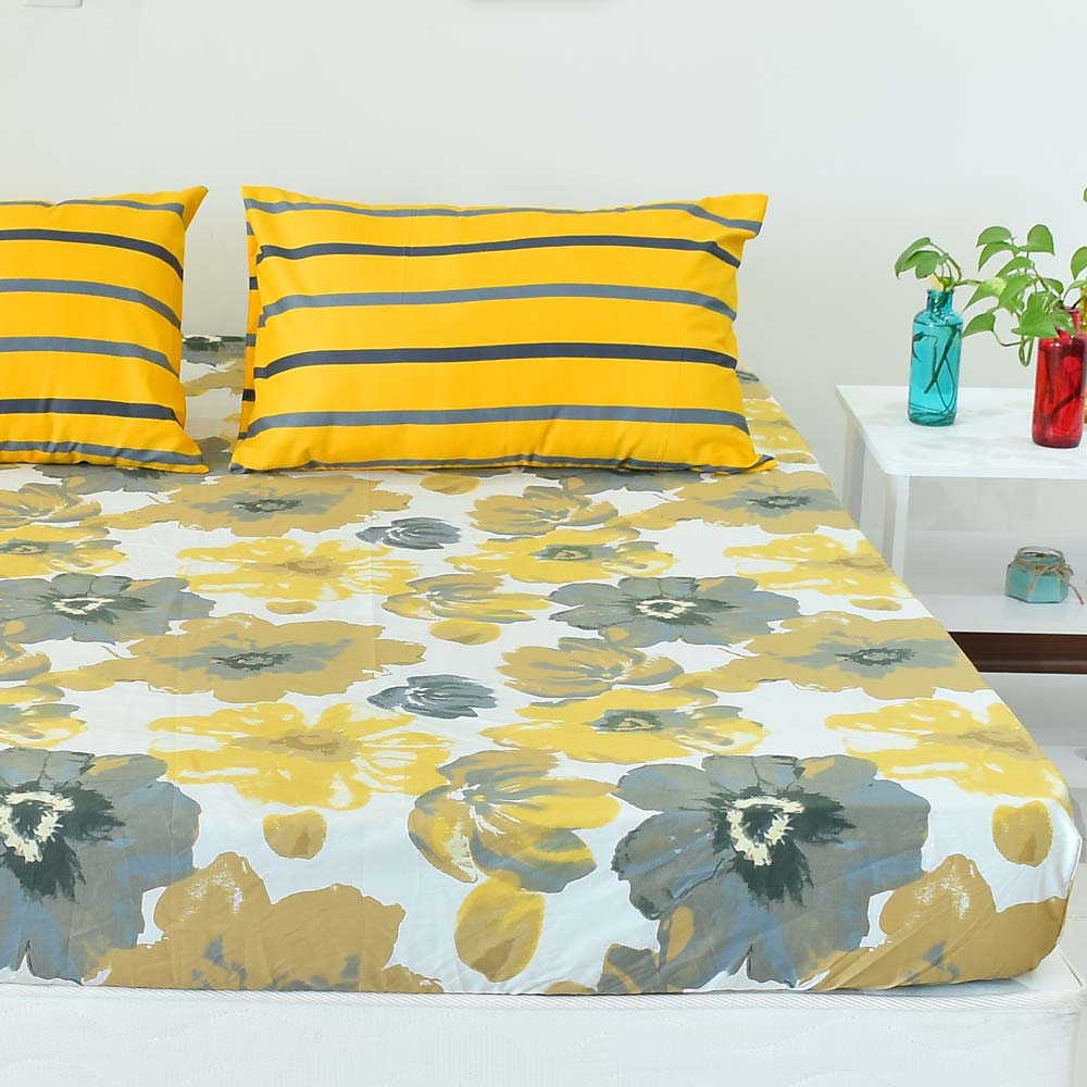 سرویس ملحفه بومرنگ مدل Andim-90 یکنفره 2 تکه