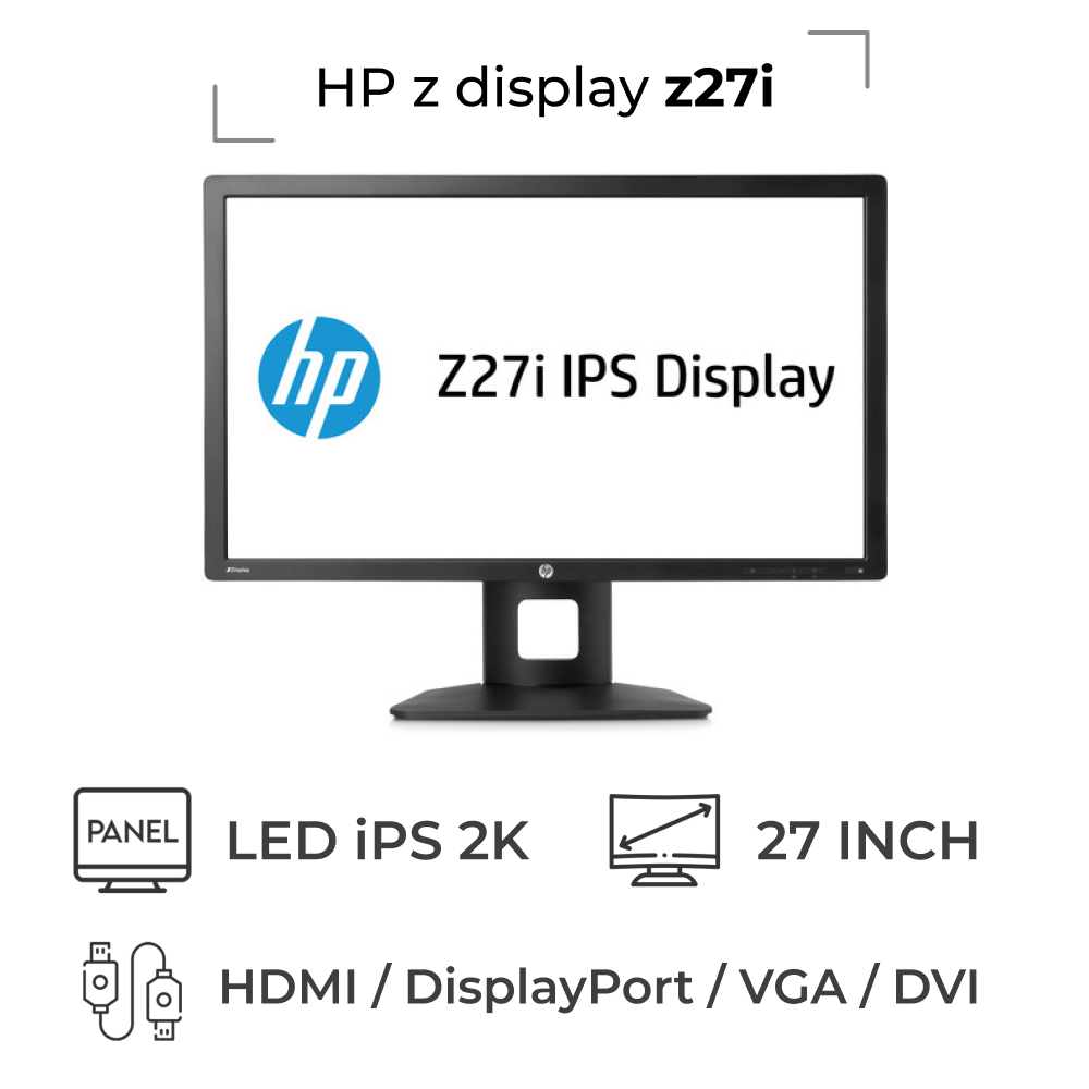 مانیتور استوک اچ پی 27 اینچی HP Z27i iPS 2K
