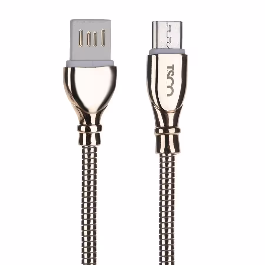 کابل تبدیل USB به microUSB تسکو مدل TC  62N به طول 1 متر