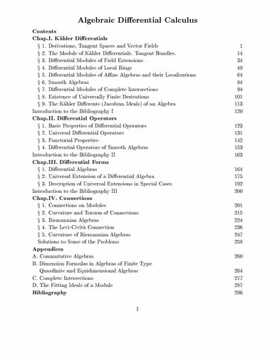 خرید و دانلود نسخه کامل کتاب Algebraic Differential Calculus