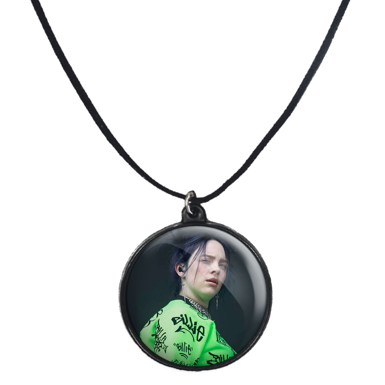 گردنبند پرمانه طرح بیلی آیلیش کد pmb.7576 مدل دو طرفه