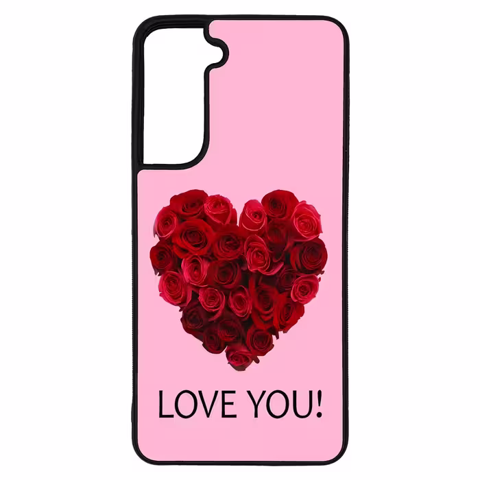 کاور طرح LOVE YOU کد G-031 مناسب برای گوشی موبایل سامسونگ Galaxy S21 FE | دیجی قاب دونی