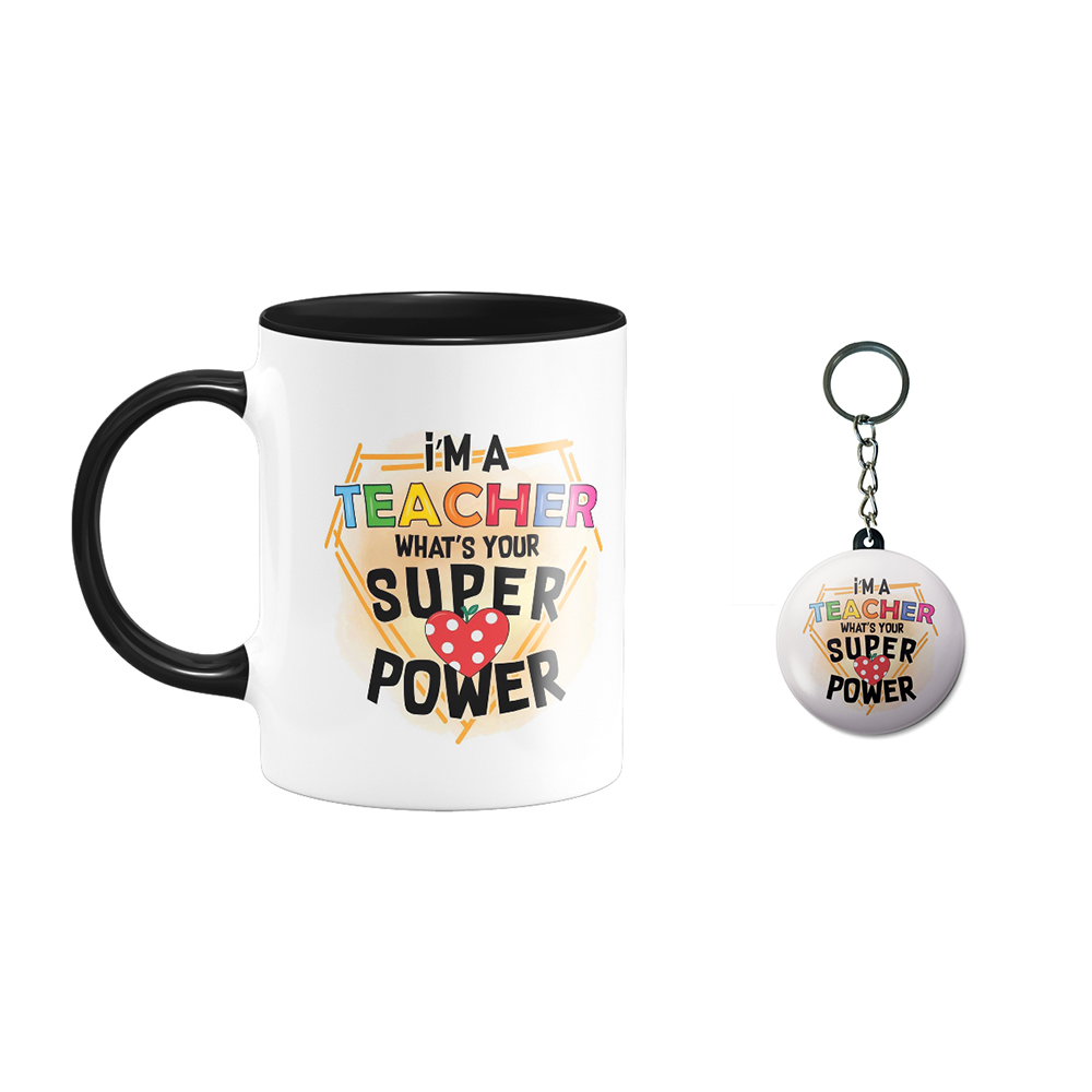 ماگ طرح معلم کد 50 به همراه جاکلیدی