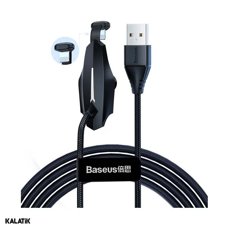 کابل تبدیل USB Type-A به لایتنینگ باسئوس مدل CALXA-A01 به طول 1.2 متر