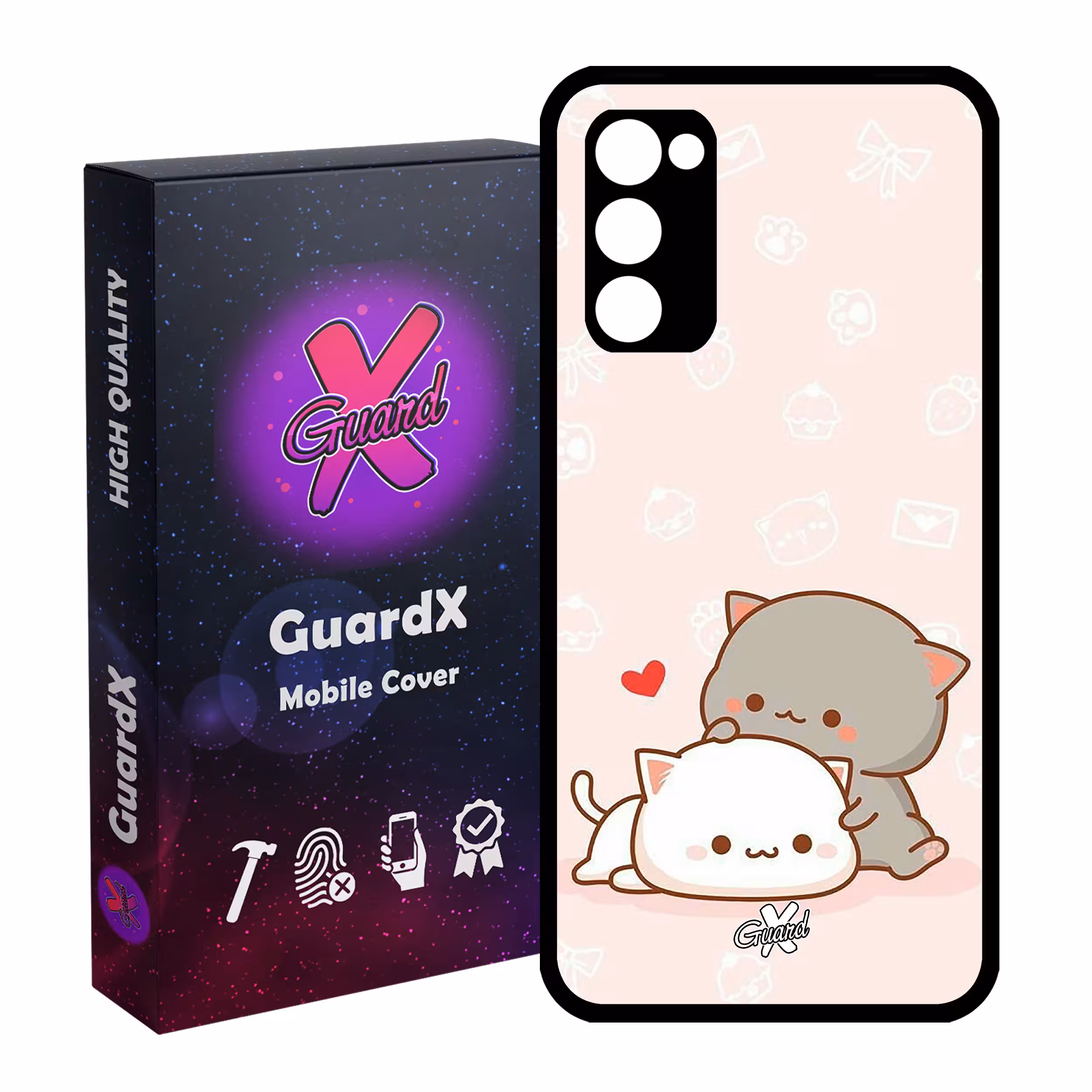 کاور گارد ایکس طرح Love مدل Glass10372 مناسب برای گوشی موبایل سامسونگ Galaxy S20 FE