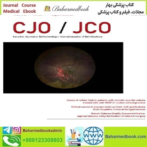 Canadian Journal of Ophthalmology Volume 58 Issue 1 to 4 2023
