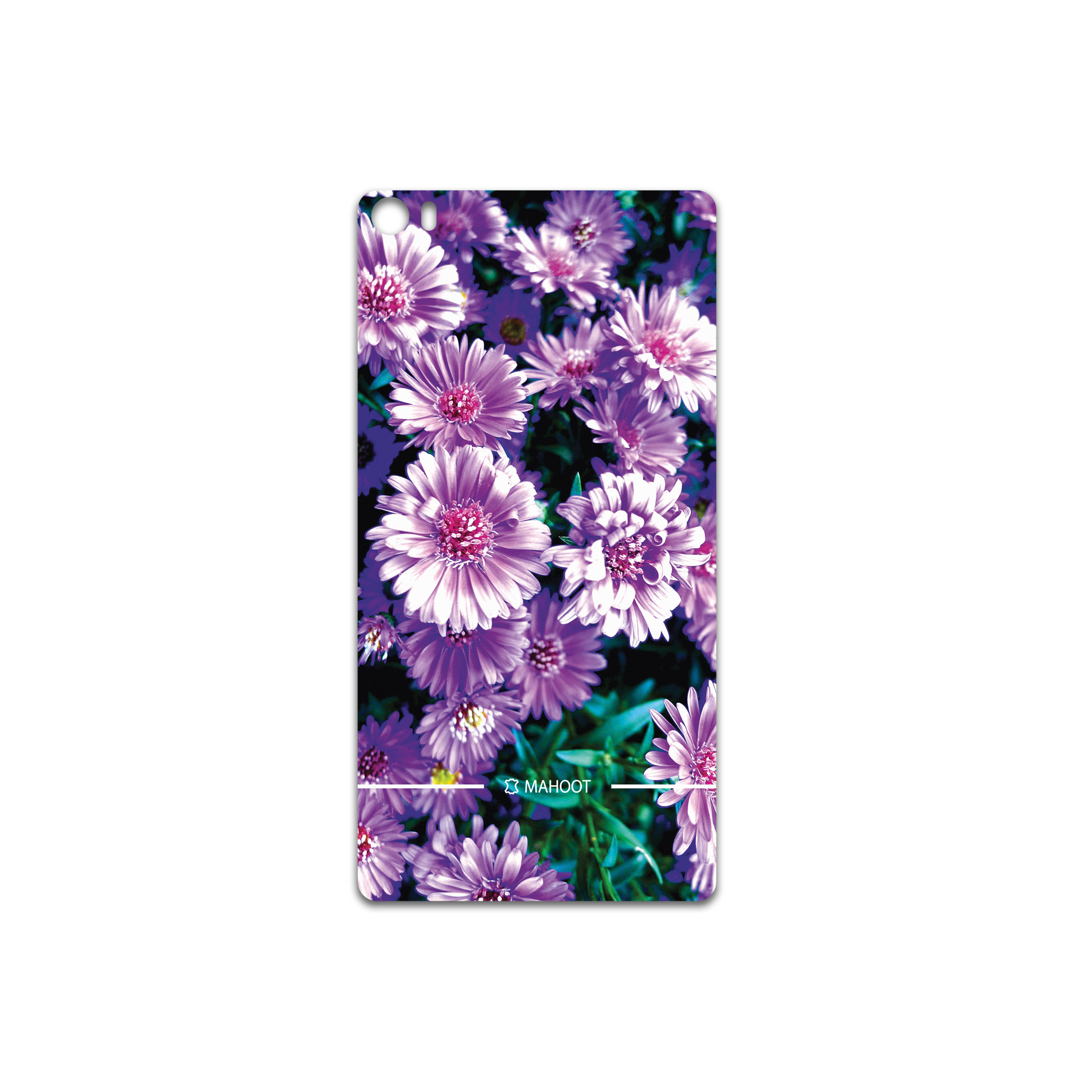 برچسب پوششی ماهوت مدل Purple-Flower مناسب برای گوشی موبایل هوآوی P8 Max