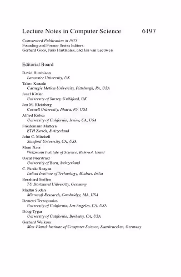 خرید و دانلود نسخه کامل کتاب Algorithmic Number Theory: 9th International Symposium, ANTS-IX, Nancy, France, July 19-23, 2010. Proceedings