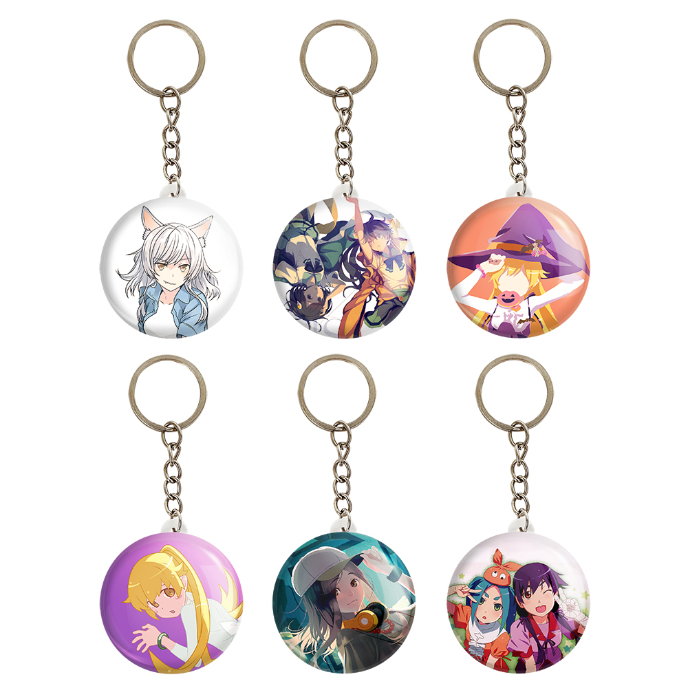 جاکلیدی خندالو مدل انیمه مونوگاتاری کد 854B مجموعه 6 عددی