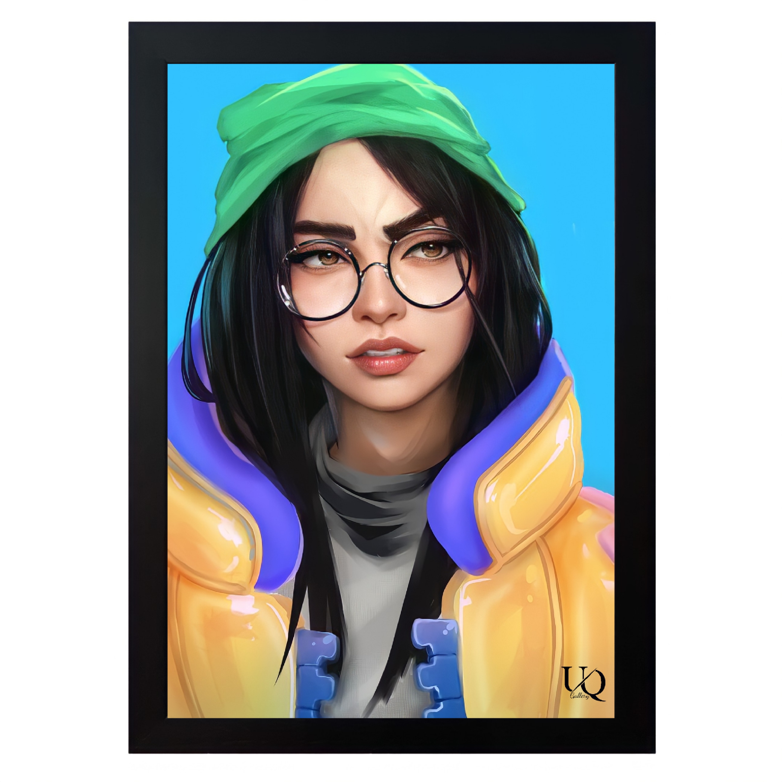 تابلو مدل دختر