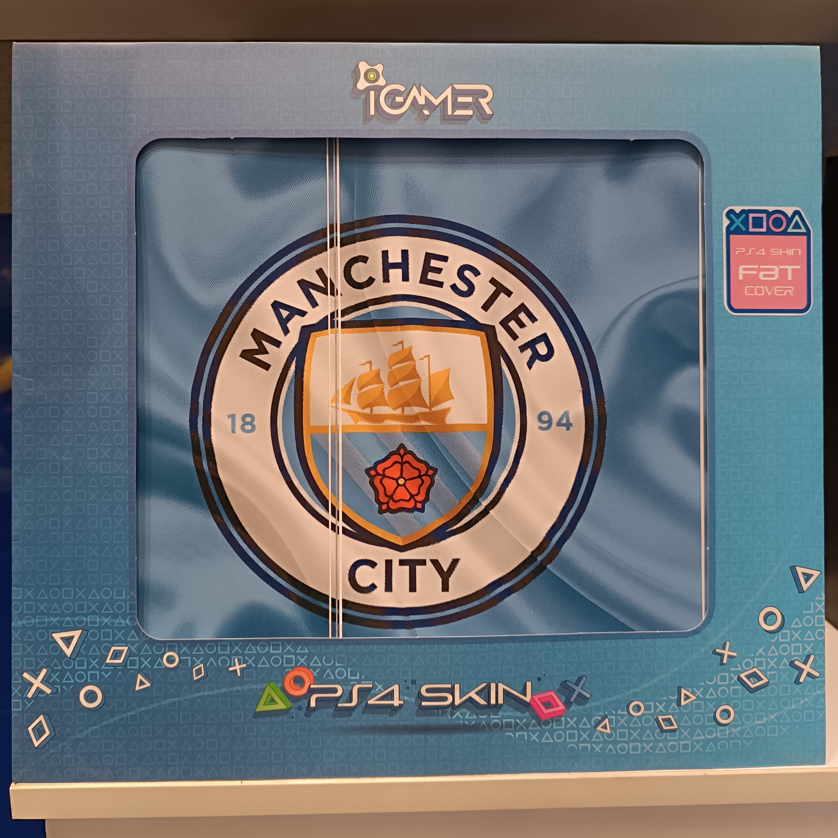 برچسب محافظ ps4 طرح منچسترسیتی