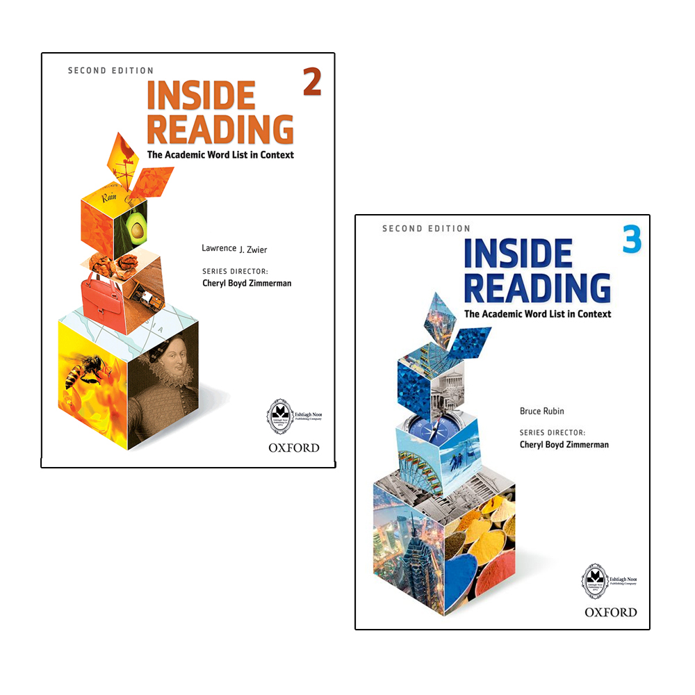 کتاب Inside Reading اثر Lawrence j Zwier And Bruce Rubin انتشارات اشتیاق نور جلد 2 و 3