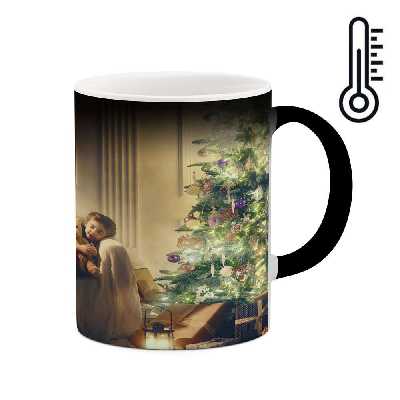 ماگ حرارتی کاکتی طرح کریسمس مدل mgh17029