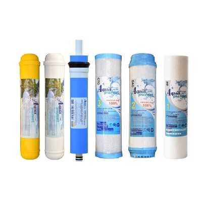 فیلتر دستگاه تصفیه آب آکوا پیورست مدل ممبران کد A 6020 مجموعه 6 عددی