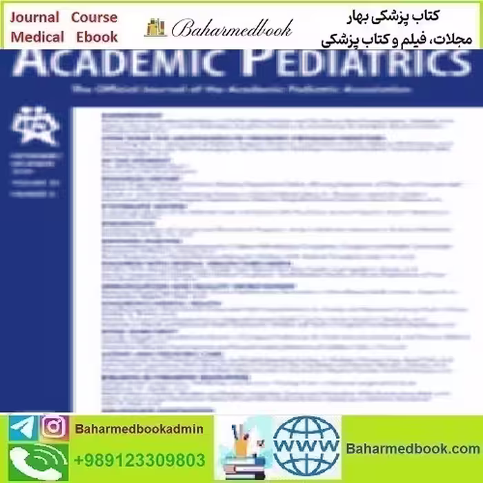 Academic Pediatrics Volume 20 Issue 1 to 8 2020