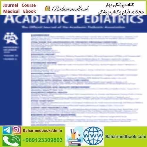 Academic Pediatrics Volume 20 Issue 1 to 8 2020