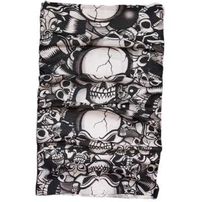 دستمال سر و گردن مدل اسکلت Rokh6