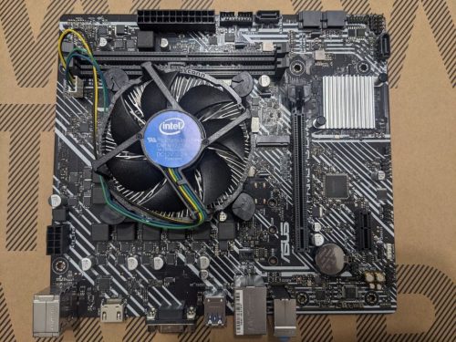 باندل ASUS H510M-K و i3 10100 و فن (استوک)