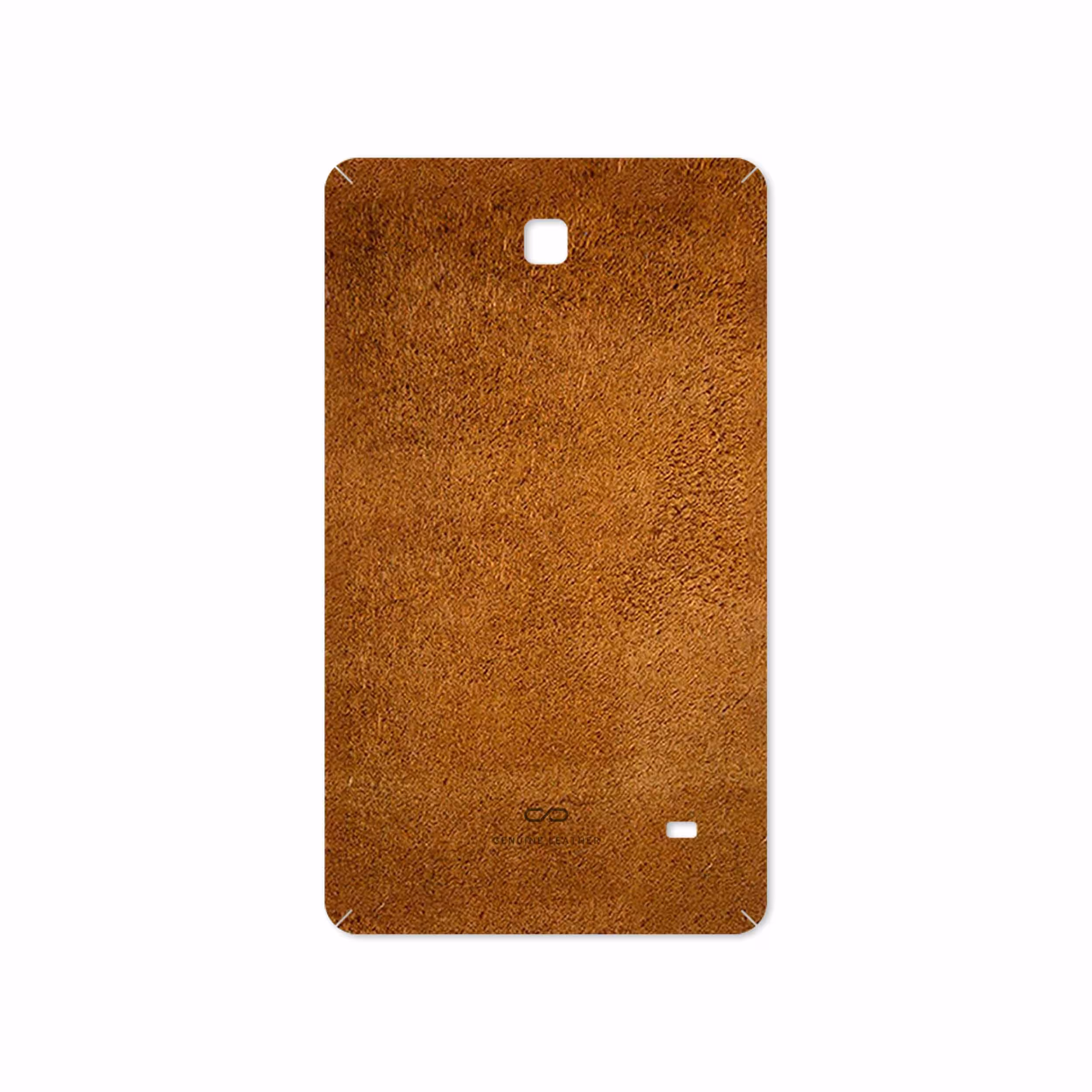 برچسب پوششی ماهوت مدل Brown-Chamois-Leather مناسب برای تبلت سامسونگ Galaxy Tab 4 7.0 2014 T231
