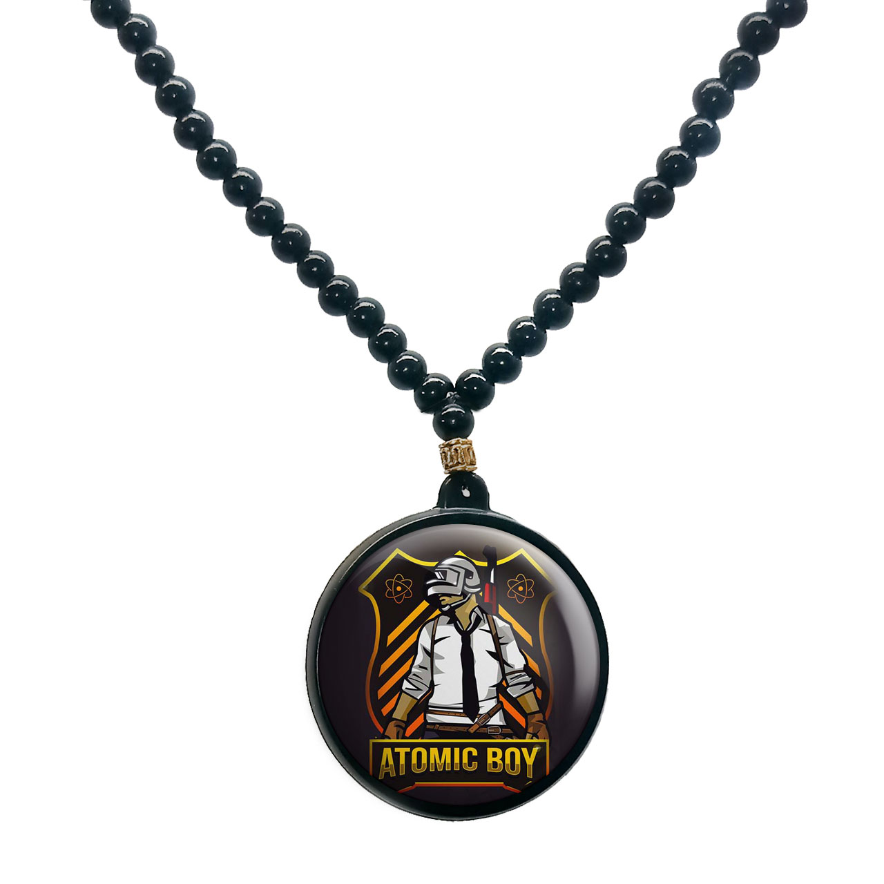 گردنبند پرمانه طرح pubg کد pmd.458 مدل دو طرفه