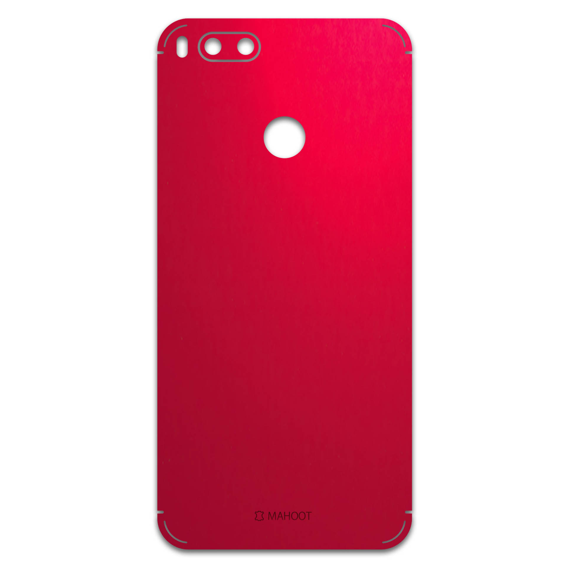 برچسب پوششی ماهوت مدل Matte-Warm-Red مناسب برای گوشی موبایل شیائومی Mi 5X