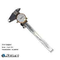 خرید کولیس ساعتی سیلور سایز 150-0 میلیمتر با بهترین کیفیت | آرسی تولز