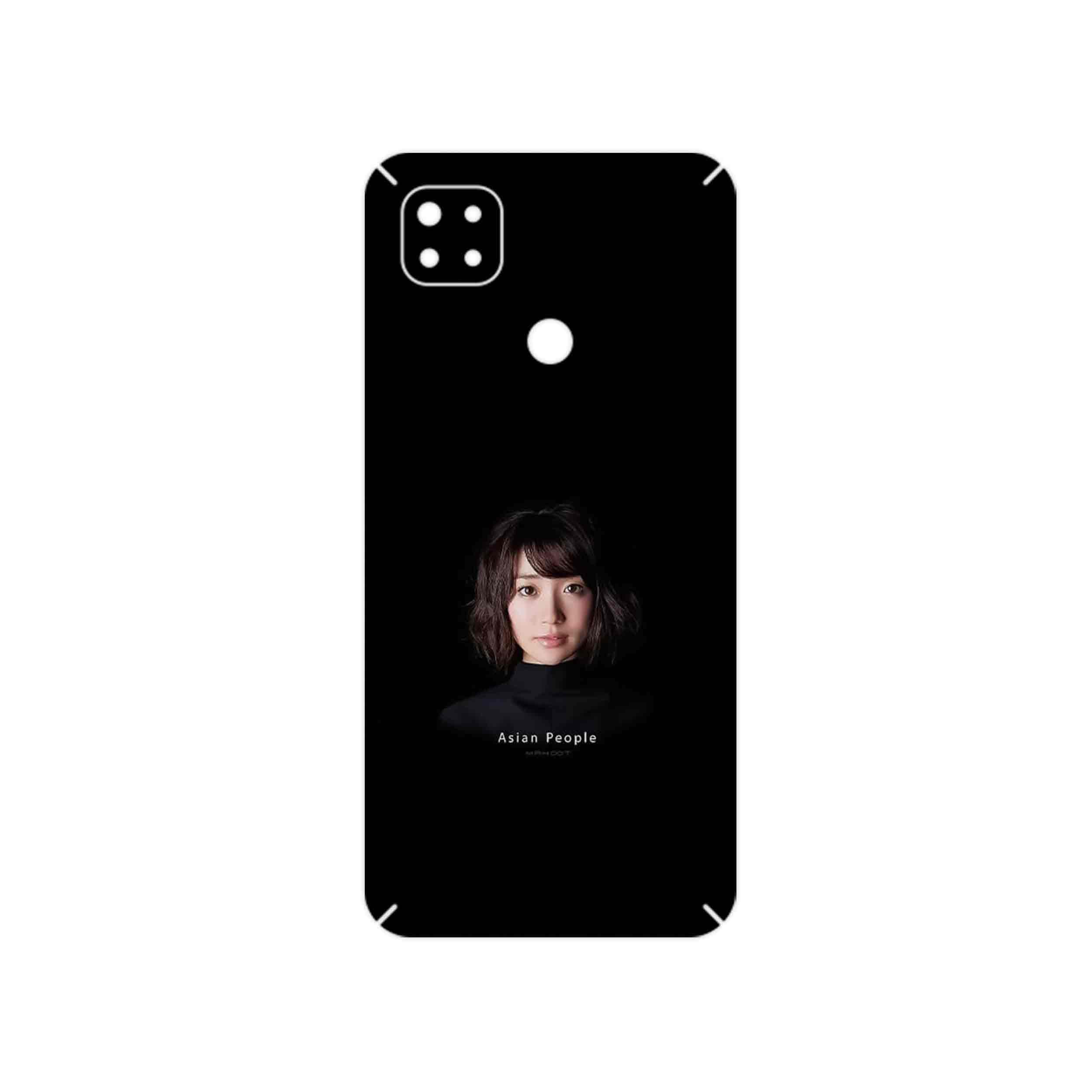 برچسب پوششی ماهوت مدل Portrait of an Asian Woman مناسب برای گوشی موبایل شیائومی Redmi 9 Activ