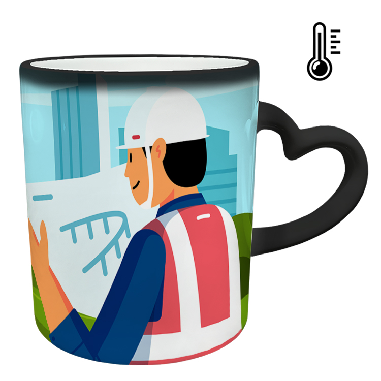 ماگ حرارتی مدل دسته قلبی طرح مهندس کد 42