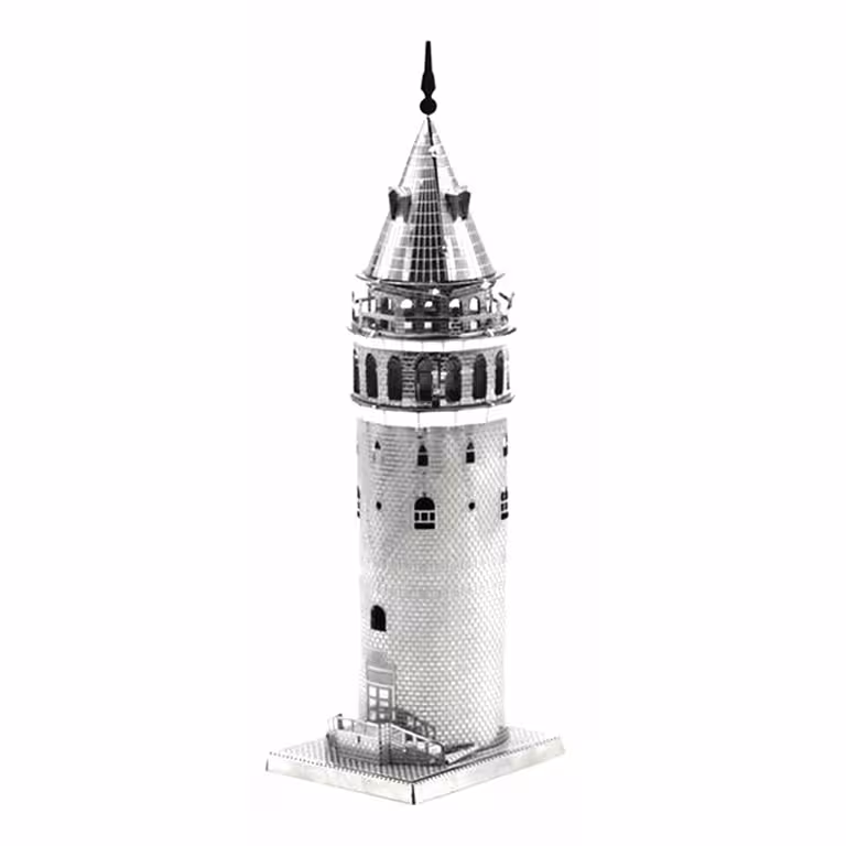 پازل فلزی 3 بعدی مدل Galata Tower (برج گالاتا)