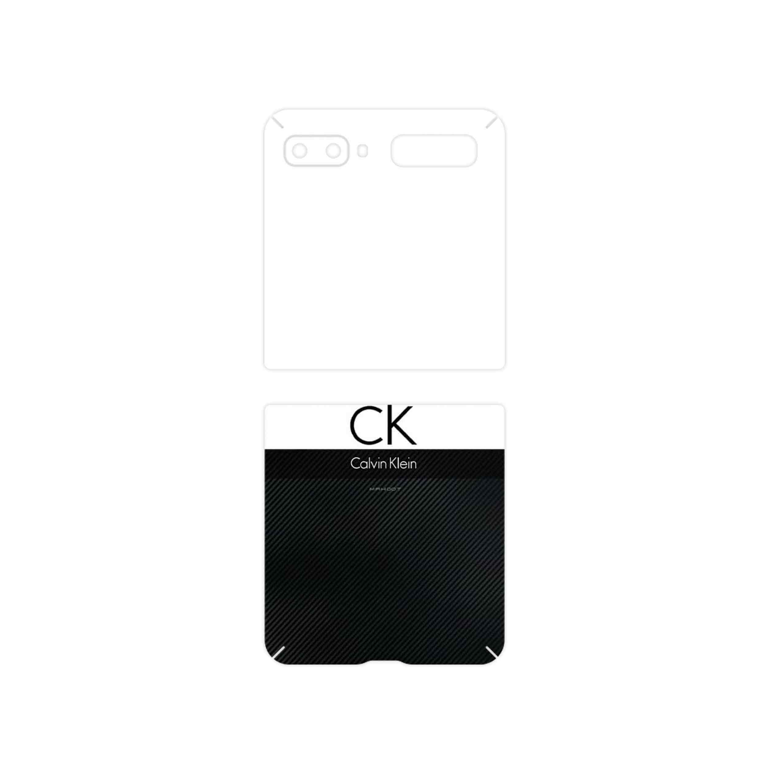 برچسب پوششی ماهوت مدل Calvin Klein مناسب برای گوشی موبایل سامسونگ Galaxy Z Flip
